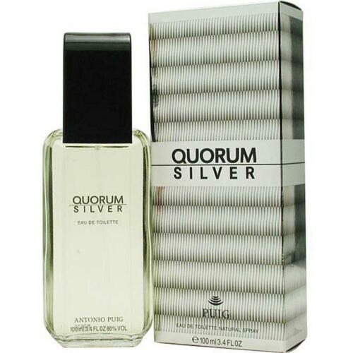 Puig Quorum Silver Eau De Toilette Spray 100ml