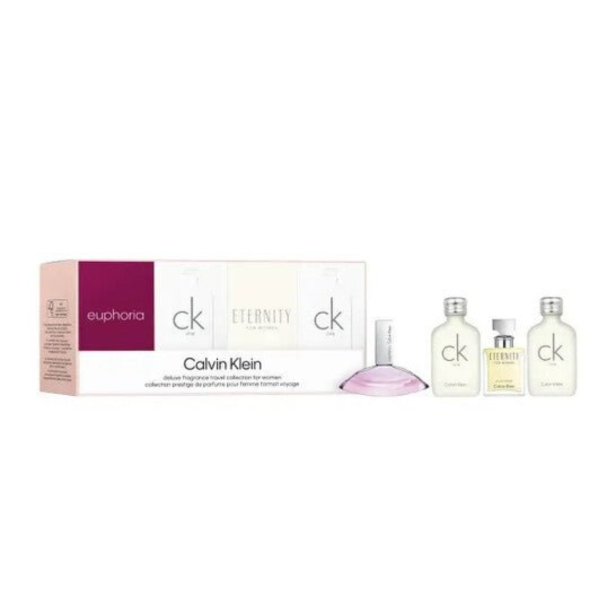 Calvin Klein Ladies Mini Gift Set (10ml x2, 4ml & 5ml) HTML Description