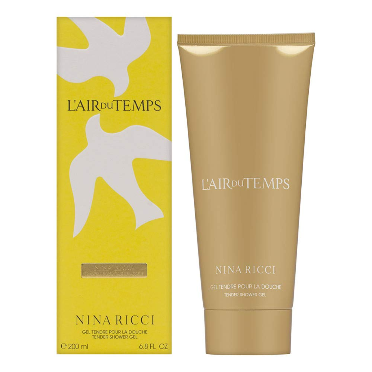 Nina Ricci L’Air du Temps Tender Shower Gel 200ml – Refreshing Body Wash