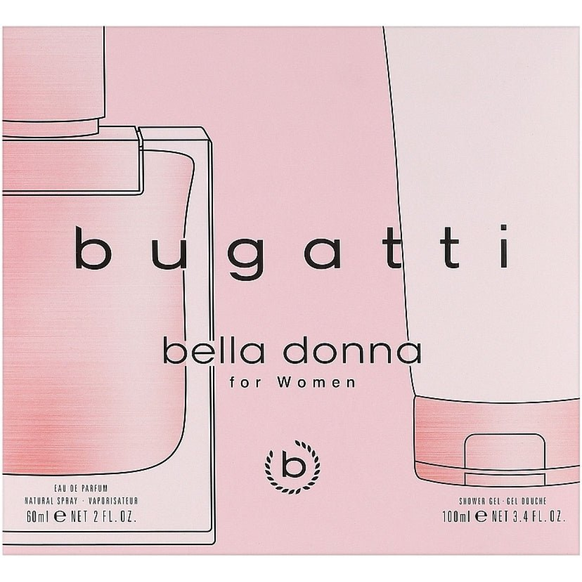 Bugatti Bella Donna Women’s Gift Set: EDP 60ml + Shower Gel 100ml (HTML)