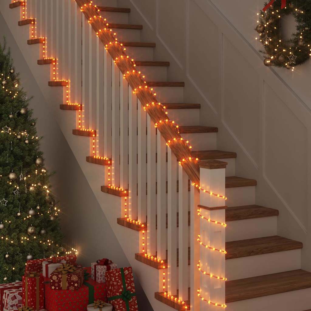 Rope Light with 480 LEDs Warm White 20 m PVC