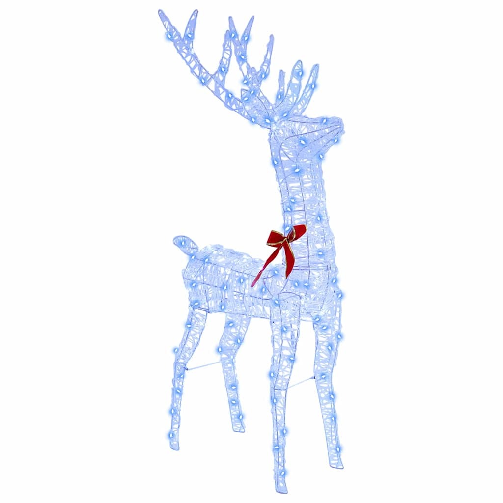 Reindeer Pull Sleigh Blue