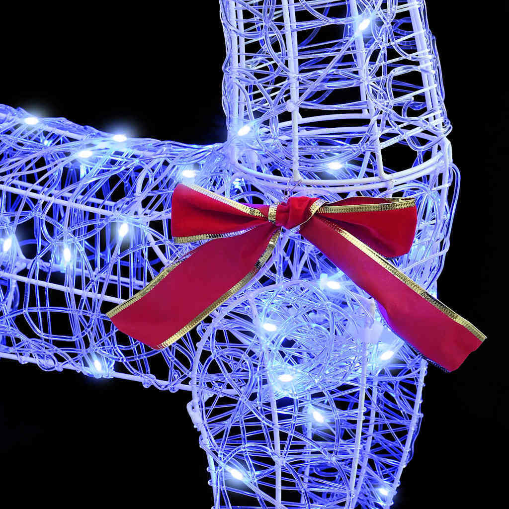 Reindeer Pull Sleigh Blue