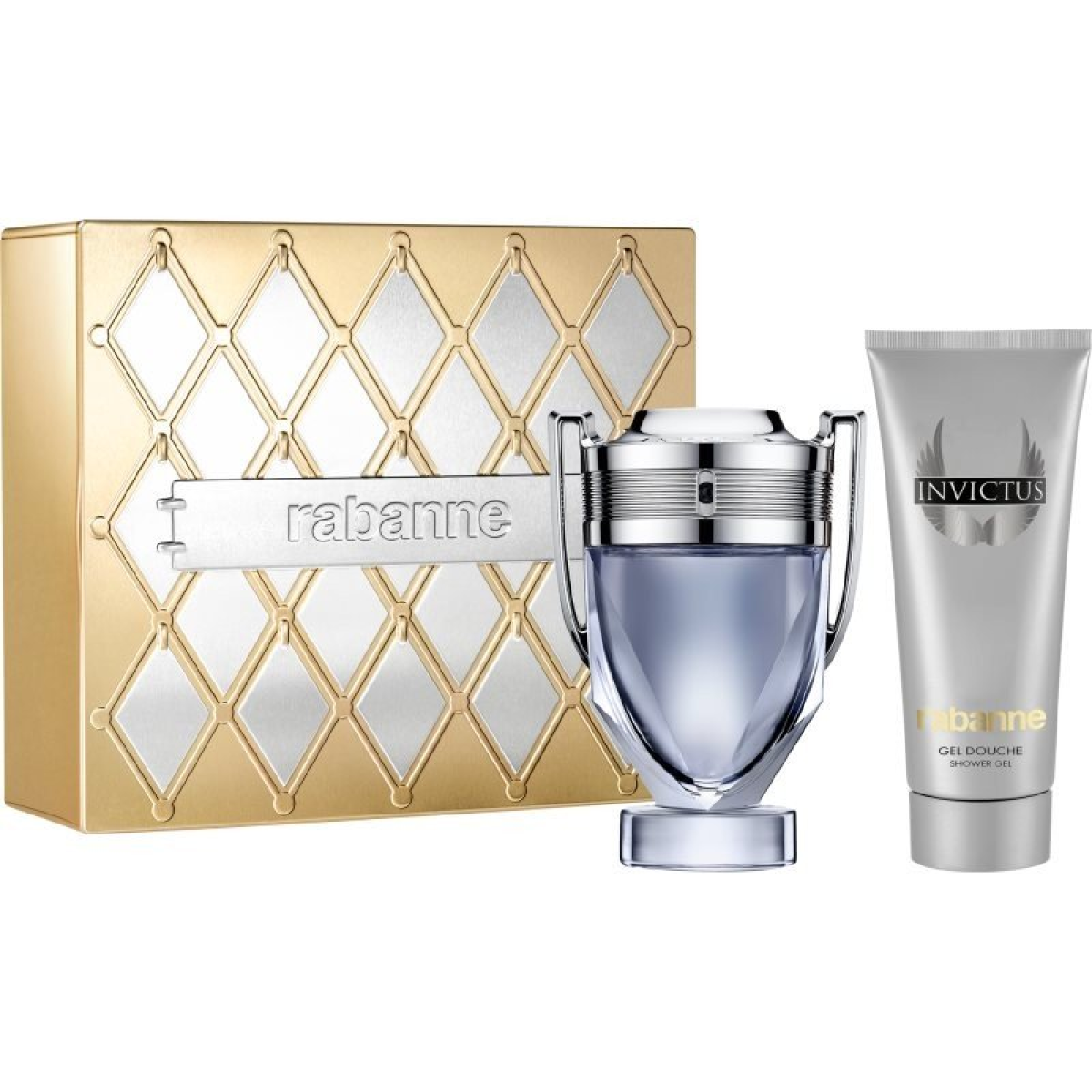 Paco Rabanne Invictus Gift Set (EDT 100ml + All-Over Shampoo 100ml)