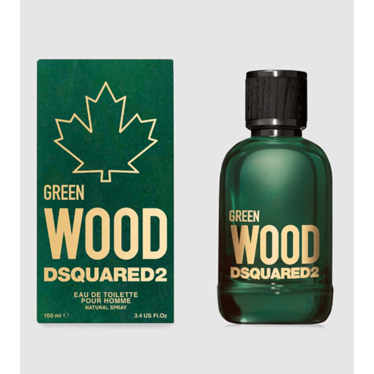 Dsquared2 Green Wood Pour Homme Eau de Toilette Spray 100ml (HTML)