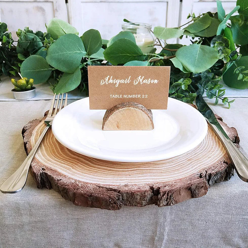 Wooden Business Card Holders - Stylish & Durable - Set of 10/20