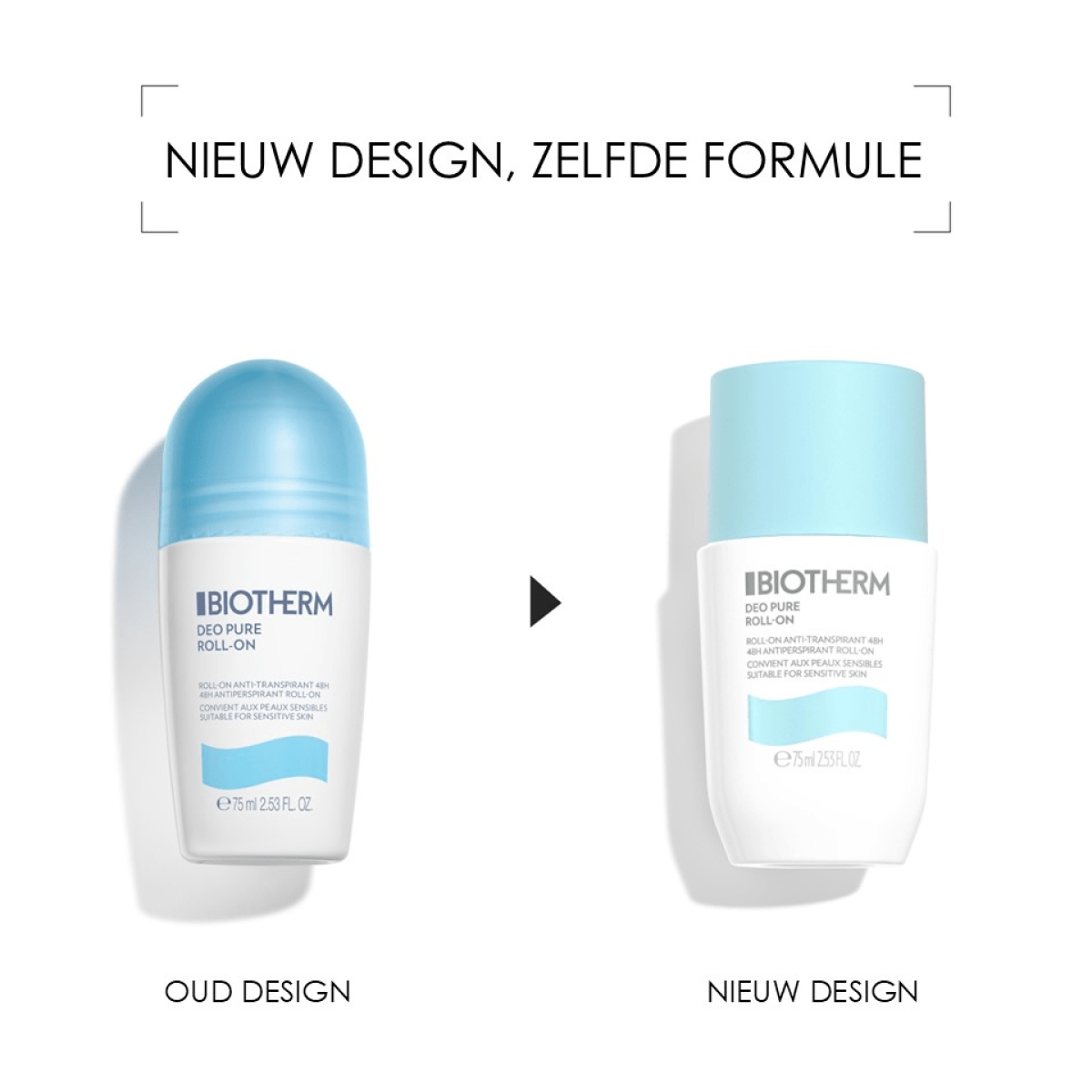 Biotherm Deo Pure Roll-On Deodorant 75ml - HTML Product Description
