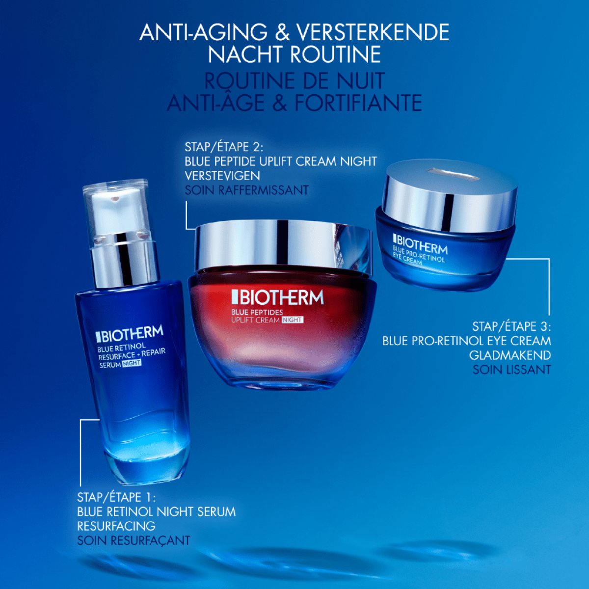 Biotherm Blue Peptides Uplift Night Cream, 50ml