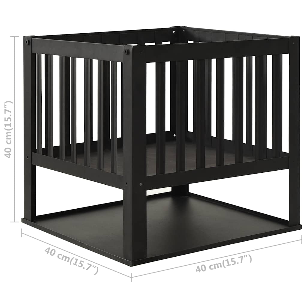 vidaXL Fire Pit 40x40x40 cm Steel