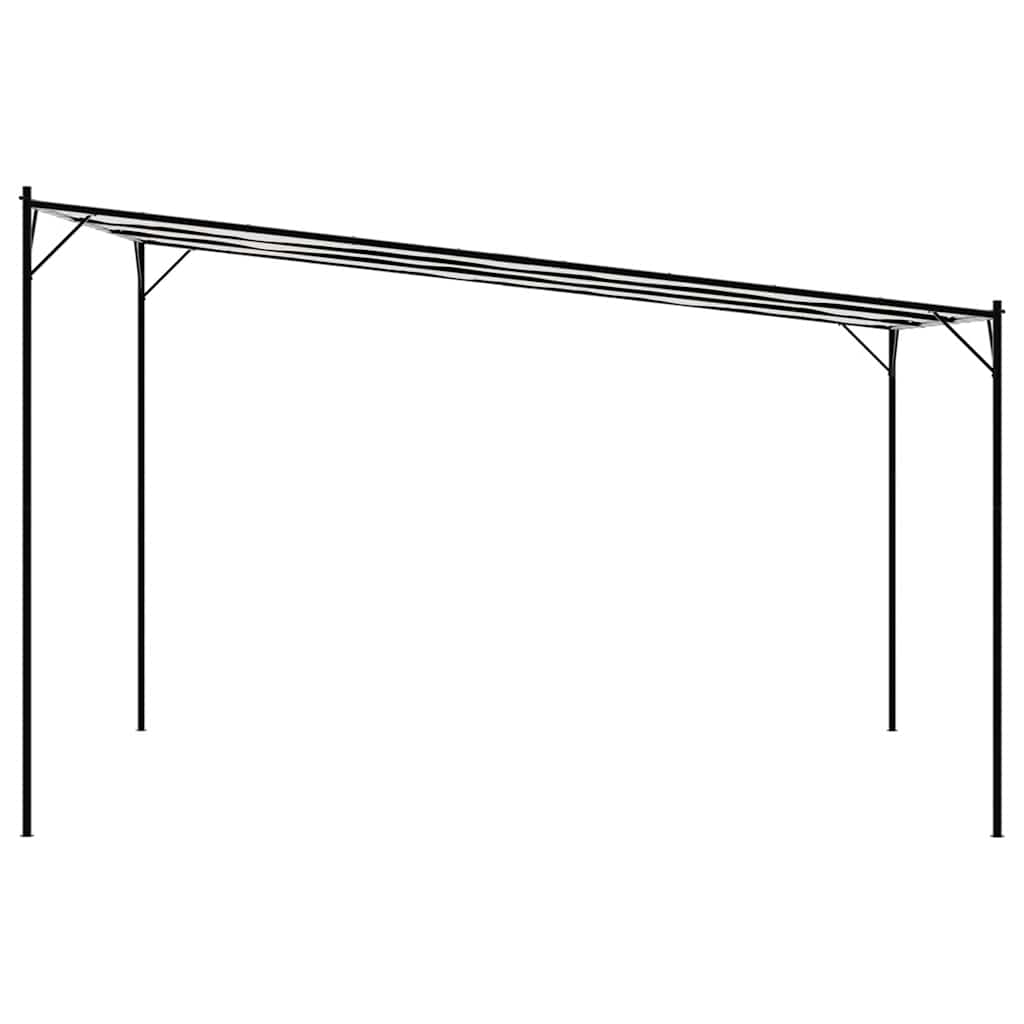 vidaXL Gazebo White 4x4 m 180 g/m² Fabric and Steel