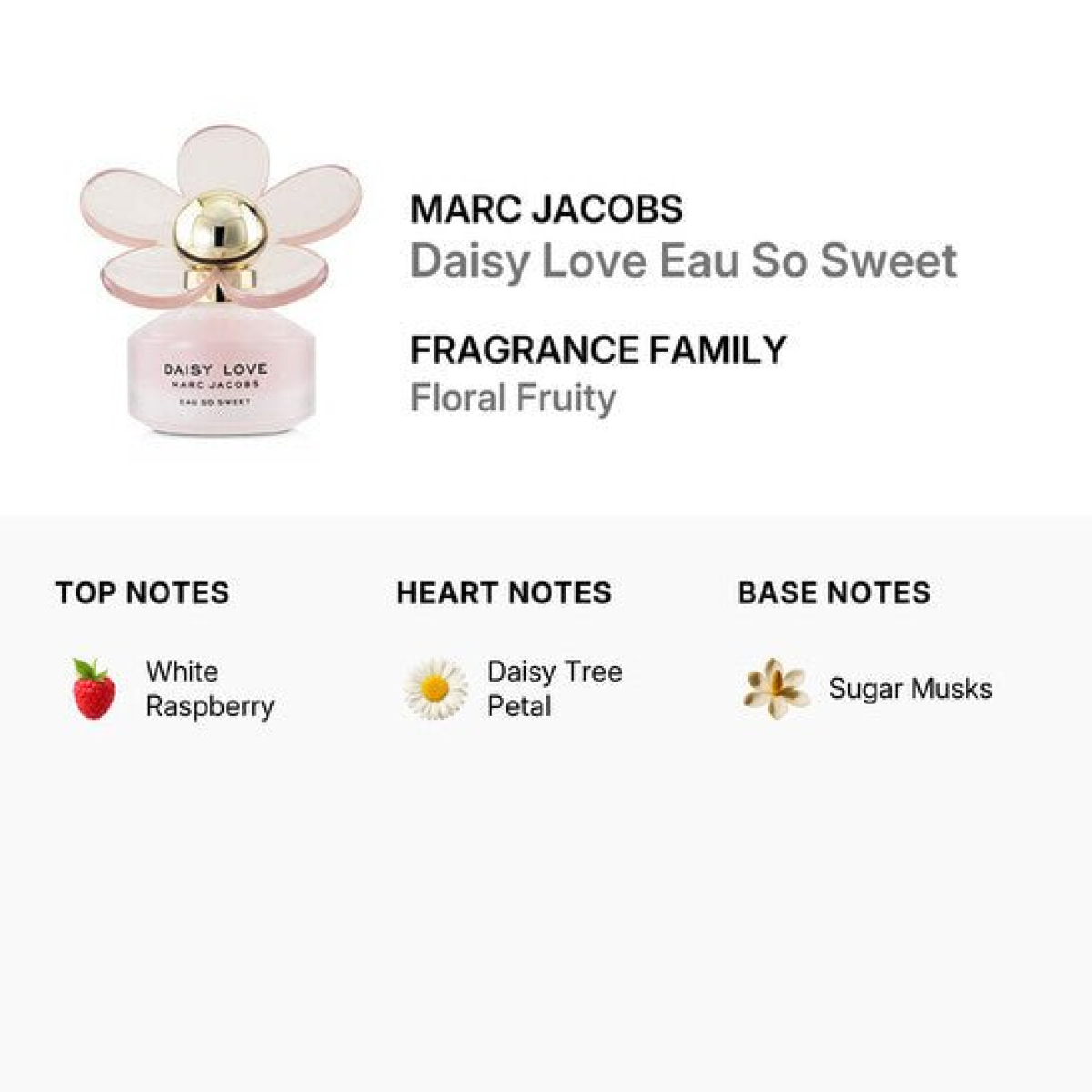 Marc Jacobs Daisy Love Eau So Sweet Eau De Toilette Spray 50ml HTML