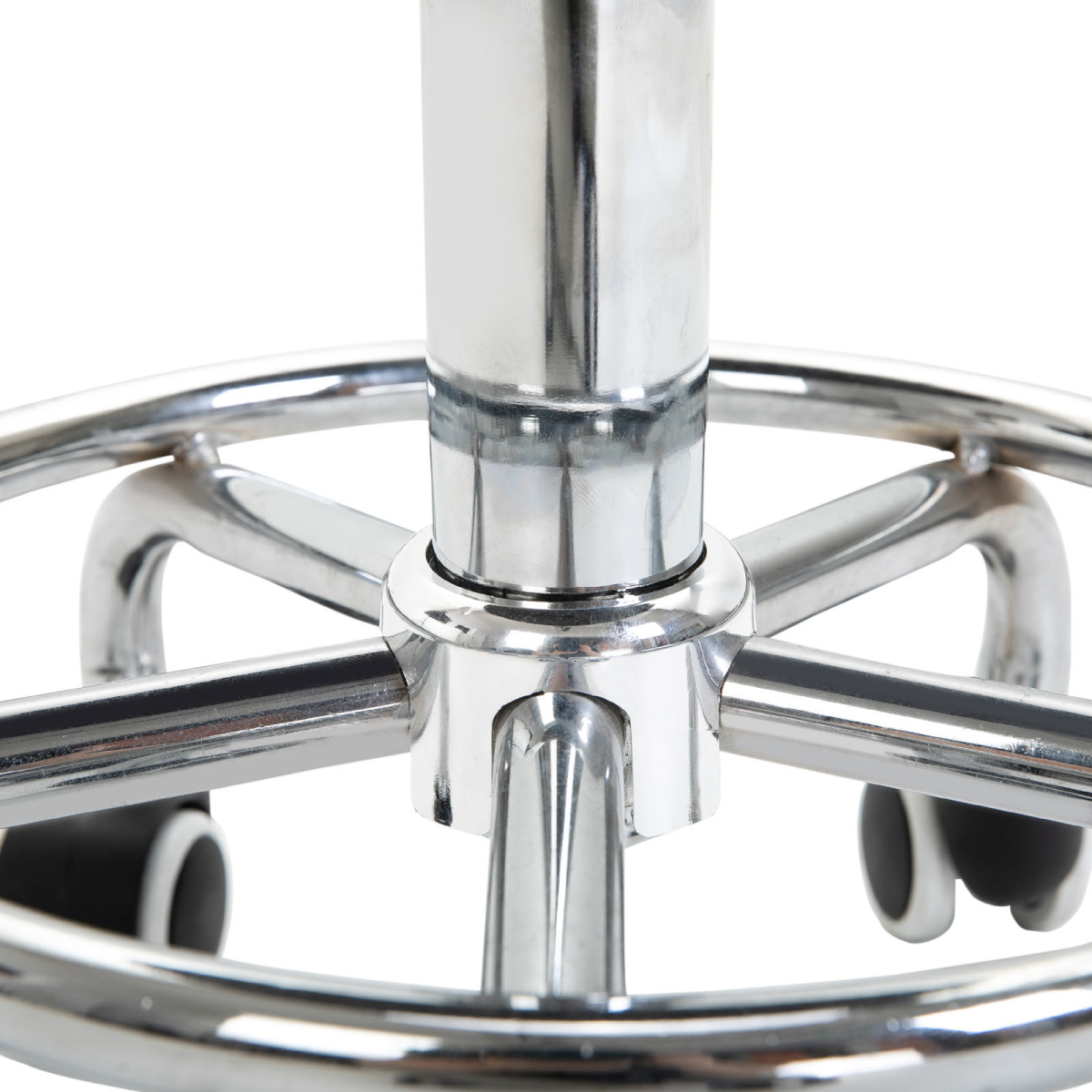 Adjustable Stool PU Leather and Footrest