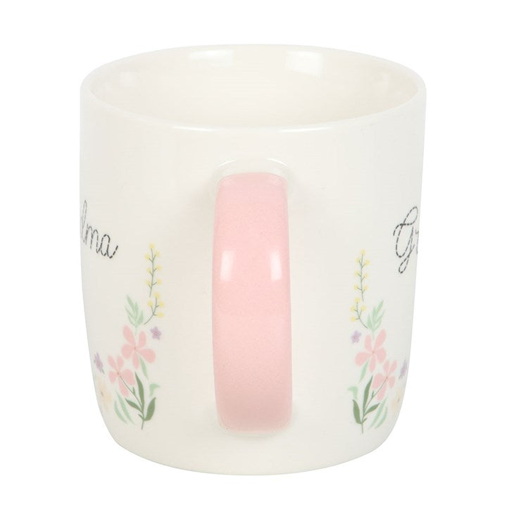 (C) Grandma Pastel Floral Mug