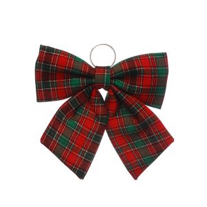 Red / Tartan Velvet Bows