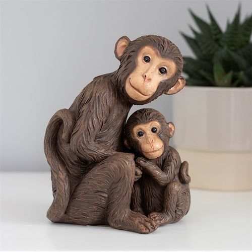 (C) Monkey Mother and Baby Ornament