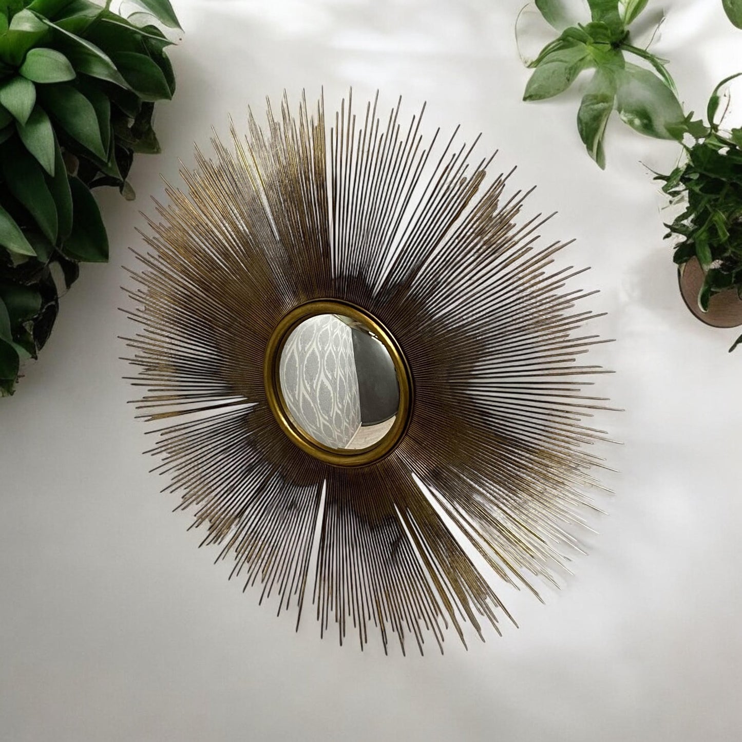 AcaciaHome Modern Silver Wall Mirror – Wall-Mounted Decorative Mirror with Sleek Silver Frame Enhance Light, Space & Home Décor Style for Living Room, Bedroom, Bathroom, Hallway & Entryway