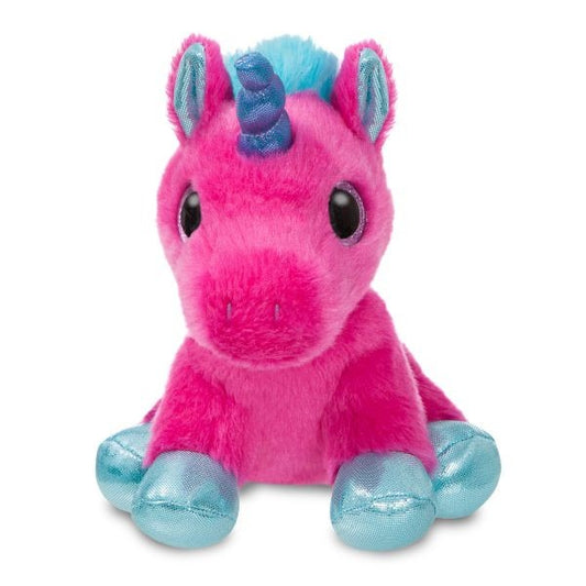 (B) 7 Inch Pink Sparkle Tales Starlight Hot Pink Unicorn
