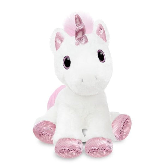 (B) Sparkle Tales Princess Unicorn 12 Inch (white) Soft Toy By Aurora
