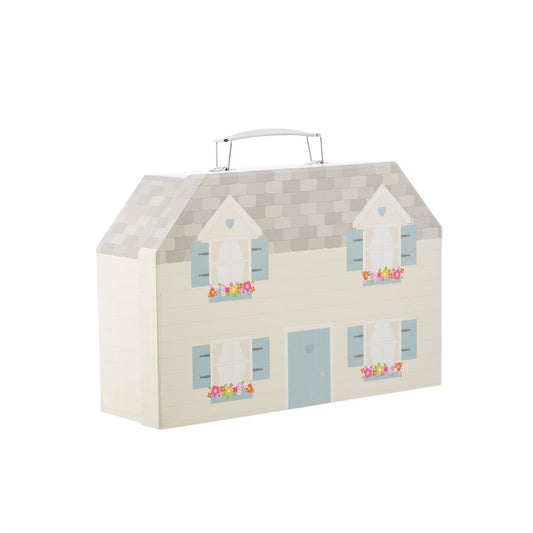 (B) Let's Play Dolls House With Figurines Kids Toy
