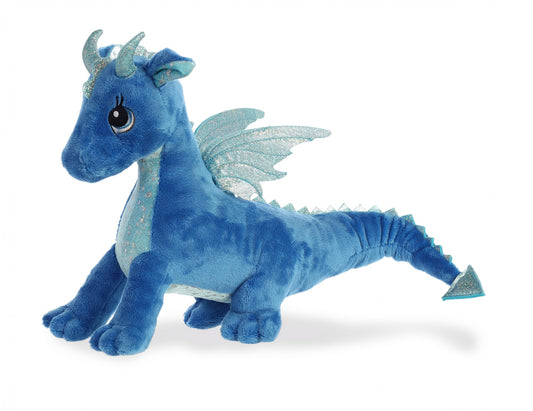 (B) Sparkle Tales Indigo Blue Dragon