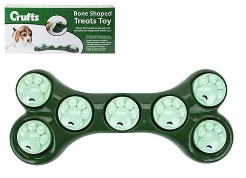 (B) Crufts Bone Shape Treat Toy
