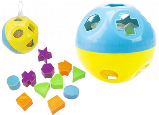 (B) 12 Brick Shape Sorter Ball