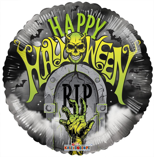 (B) Tombstone Halloween Balloon (18 inch)