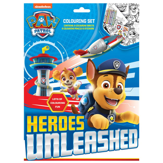 (B) Paw Patrol Colouring Set