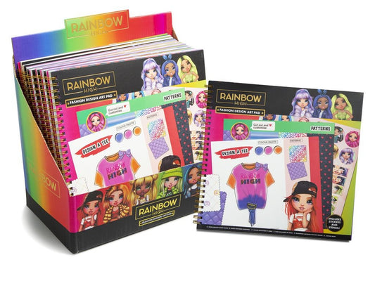 (B) Rainbow High Fashion Design Art Pad