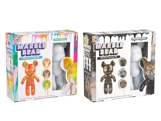 (B) Paint your Own Marble Bear Set