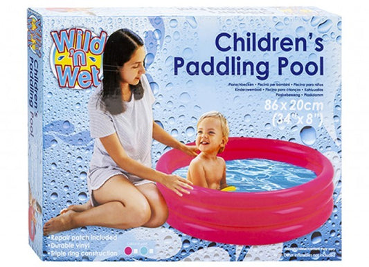 (B) 3 Ring Paddling Pool (34 inch x 8 inch)