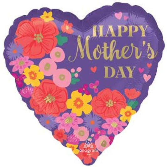 (B) Mothers Day Sweet Flowers Balloon (18 Inch)