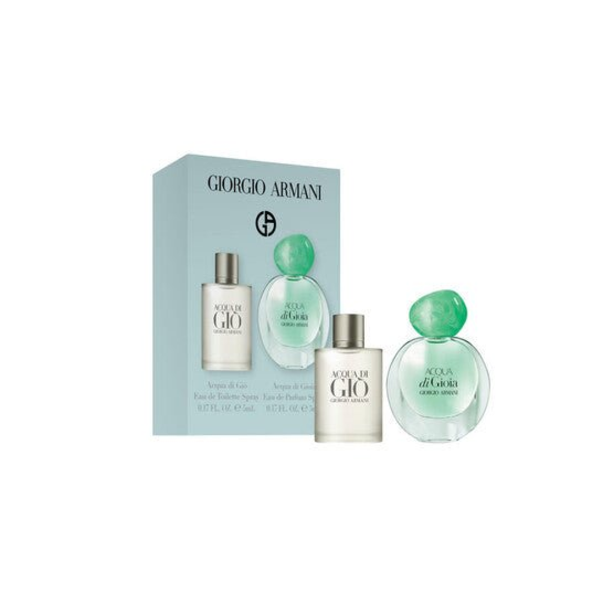 Armani Mini Gift Set: Acqua Di Gio EDT 5ml & Acqua Di Gioia EDP 5ml (HTML)
