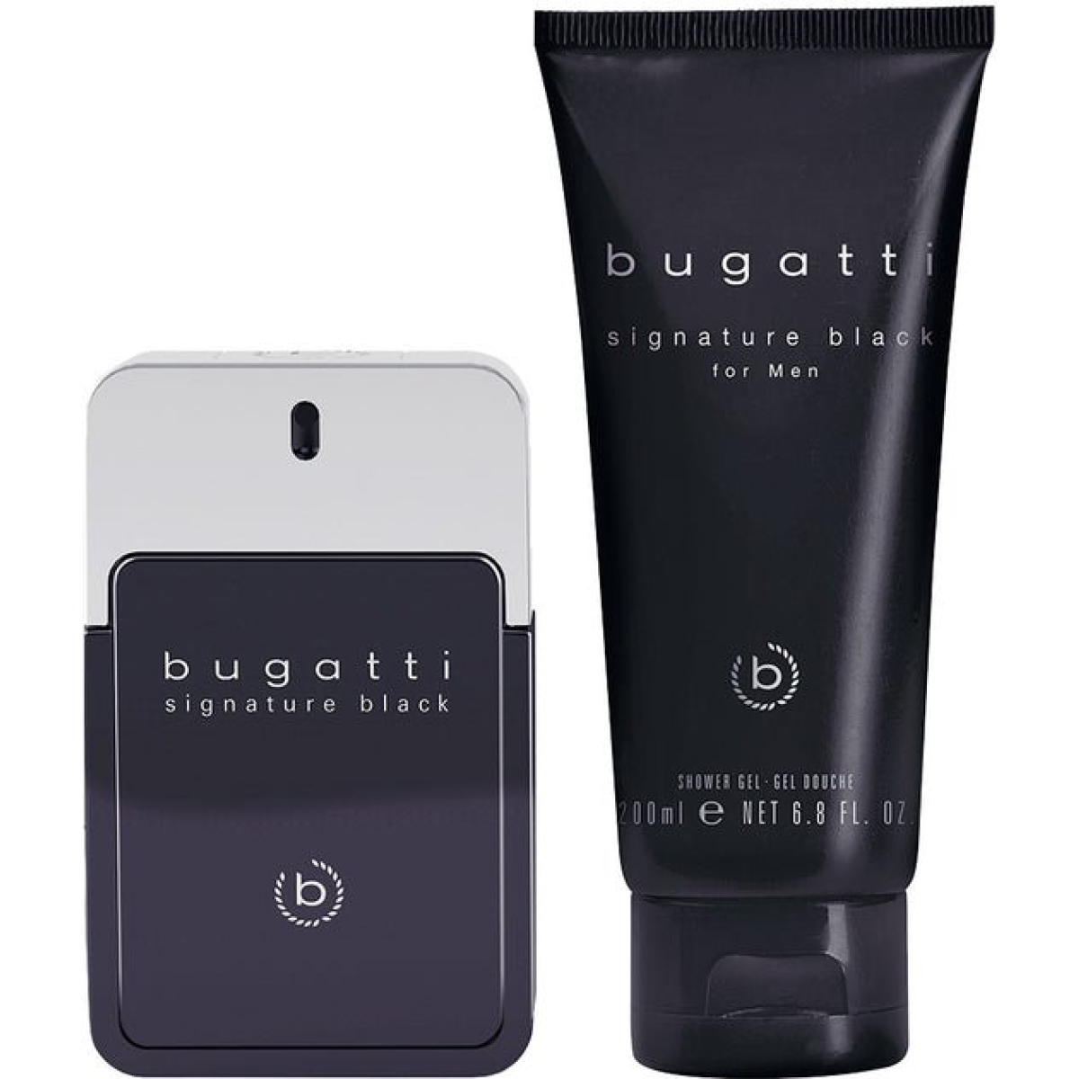 Bugatti Signature Black for Men Gift Set: EDT 100ml + Shower Gel 200ml