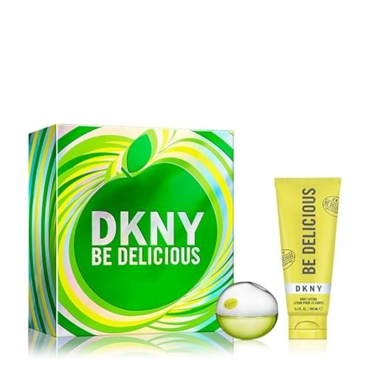 DKNY Be Delicious Gift Set: 30ml Eau De Parfum Spray + 100ml Body Lotion (HTML)