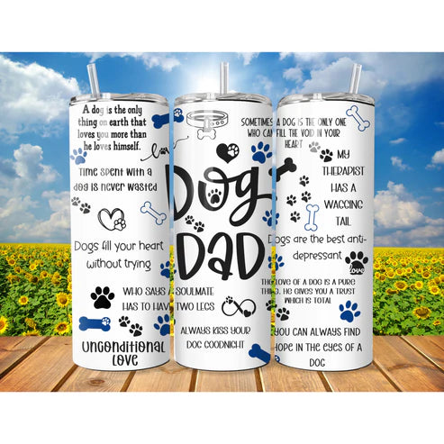 Dog Dad tumbler