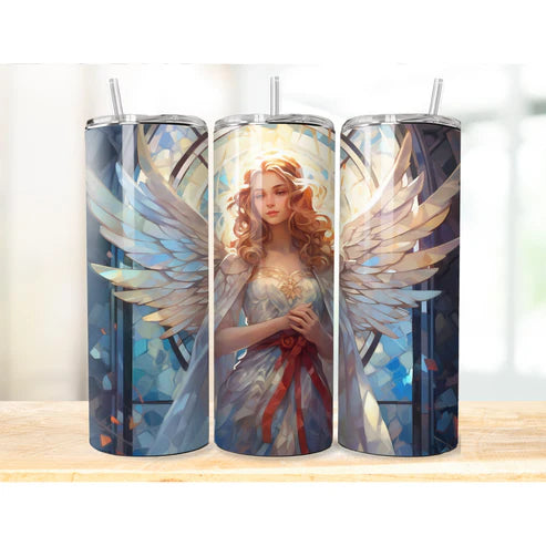 (A) Angel tumbler