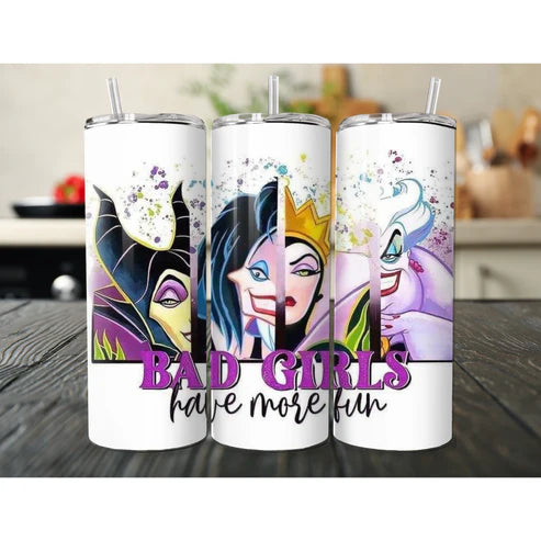 (A) Bad girls have more fun tumbler