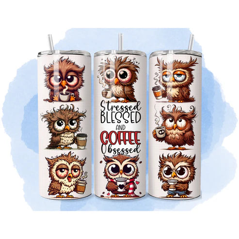 Coffee Stressed tumbler