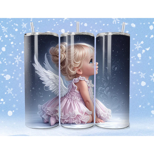 Sitting Angel child tumbler