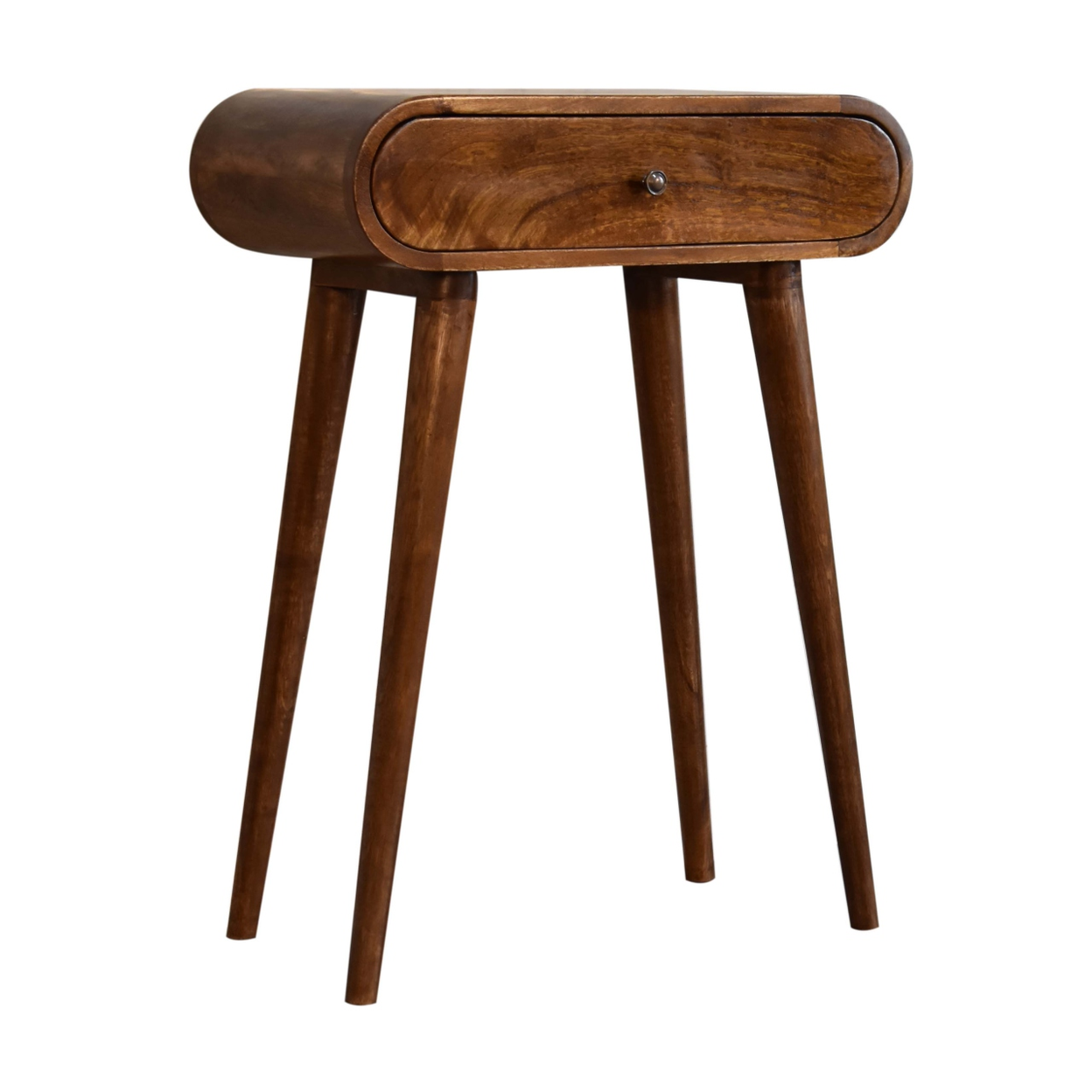 Artisan Furniture Solid Wood Chestnut London Mini Chestnut Console,  1 Drawer,  Brown