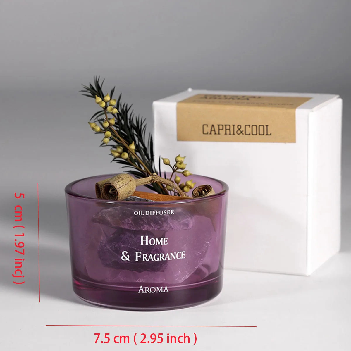 Natural Aromatherapy Gift Set - Enhance Room Decor with Unique Minerals