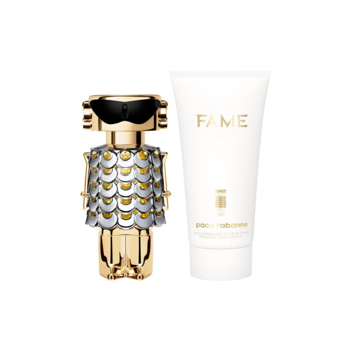 Paco Rabanne Fame Gift Set: 50ml EDP Spray & 75ml Body Lotion