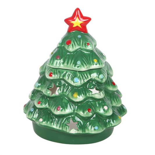 *Nostalgic Christmas Tree Shaped Ceramic Oil Burner (12/24)