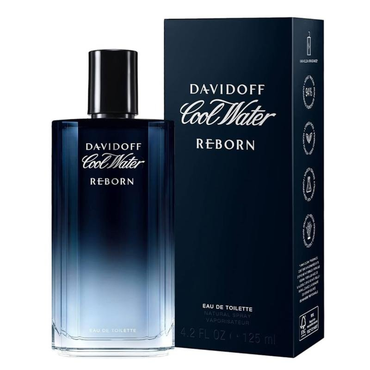 Davidoff Cool Water For Men Reborn Eau De Toilette Spray 125ml (HTML)