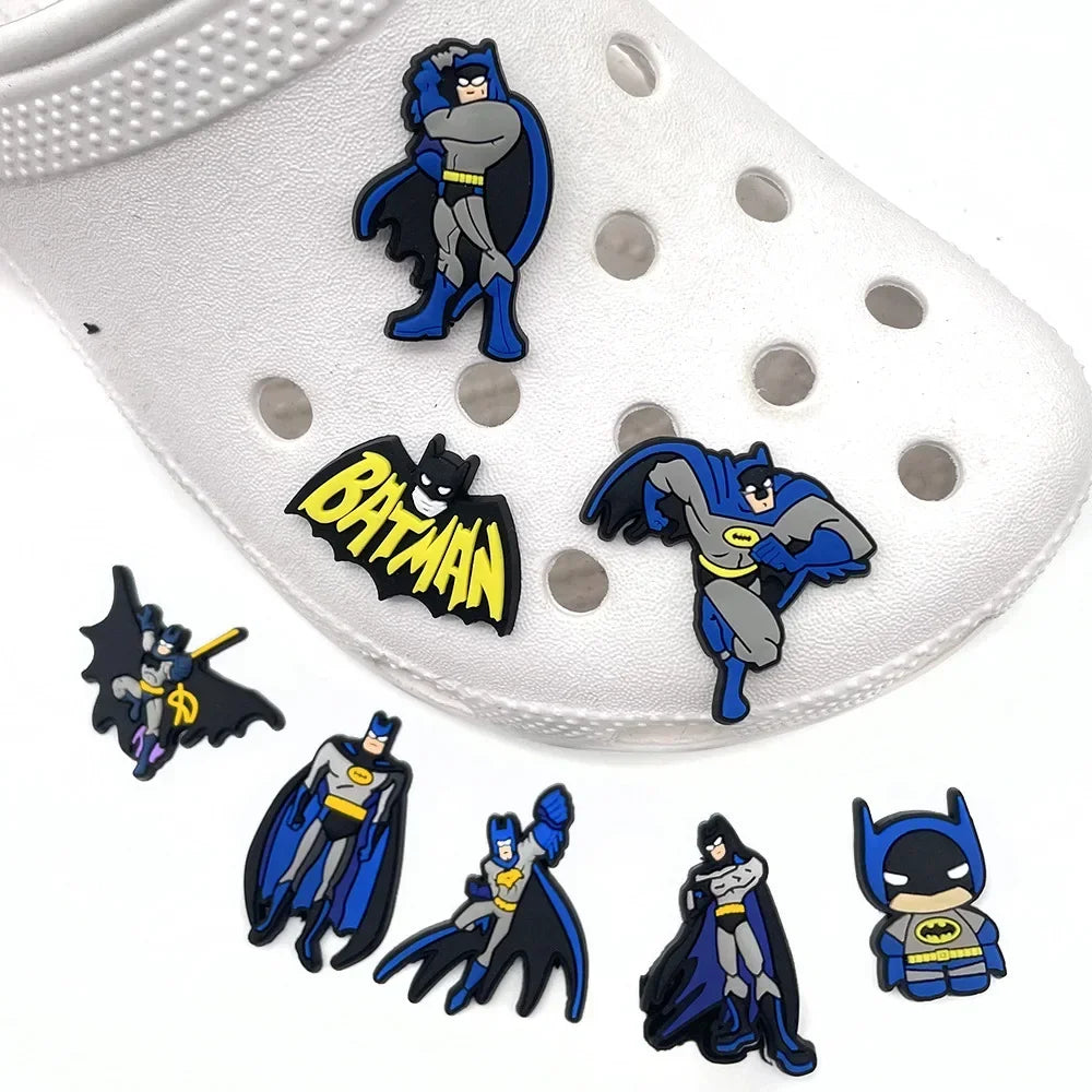 Hot Toys Batman Charms - Fun PVC Shoe Accessories for Customisation