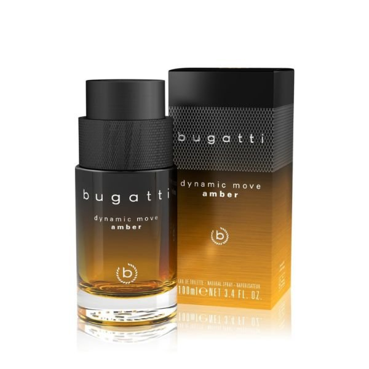 Bugatti Dynamic Move Amber EDT Spray 100ml for Men