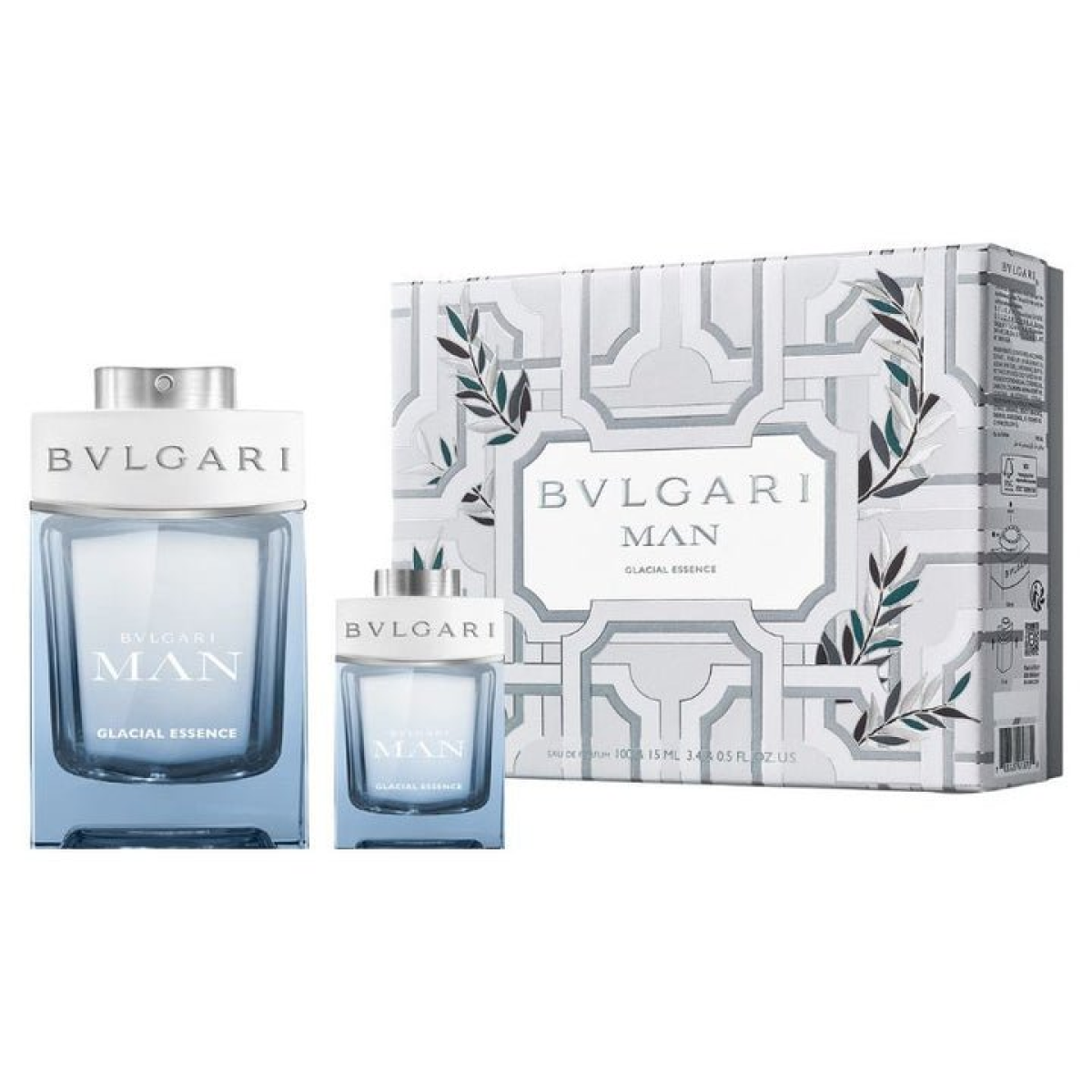 Bvlgari Man Glacial Essence Eau de Parfum Spray (100ml & 15ml)