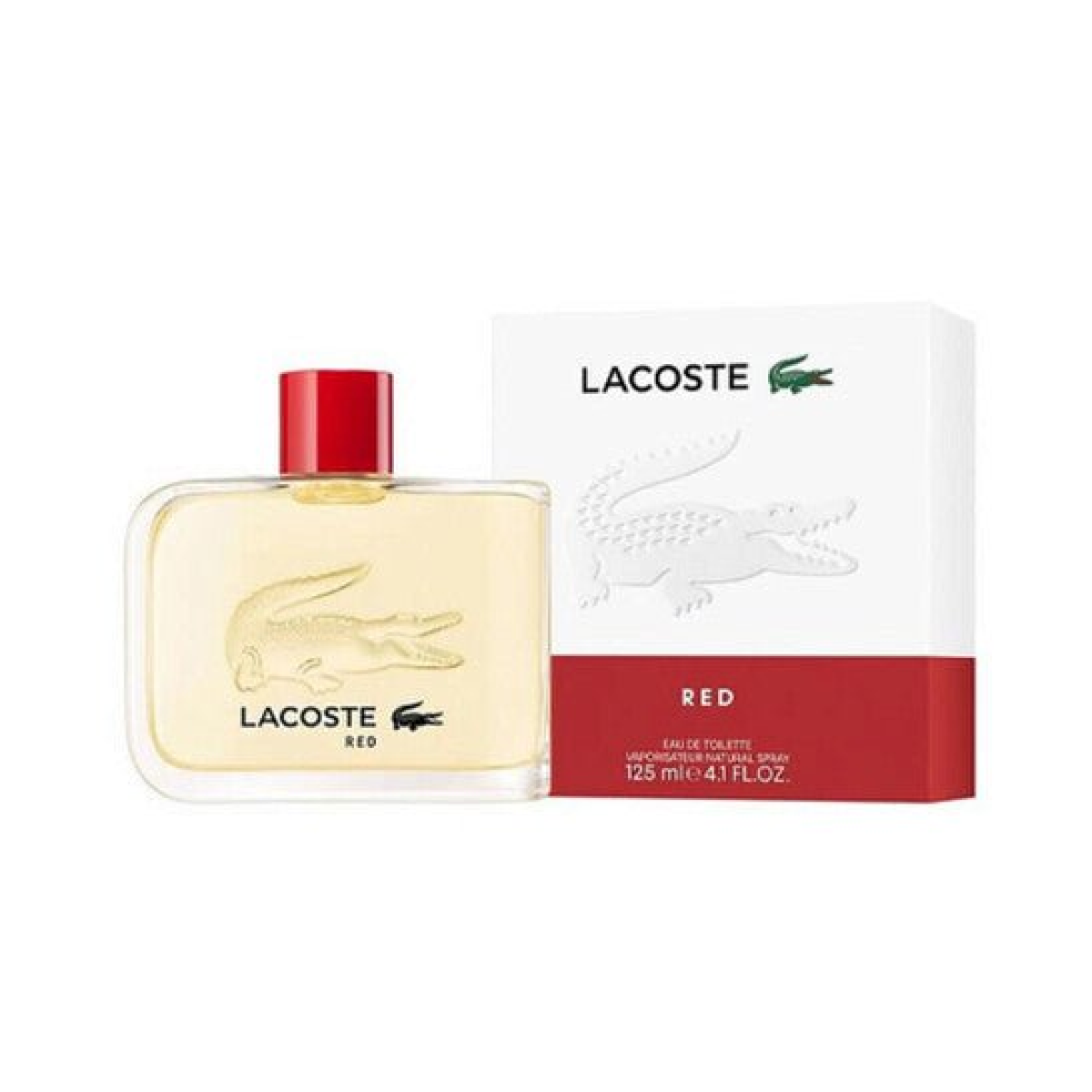Lacoste Red Eau De Toilette Spray 125ml for Men