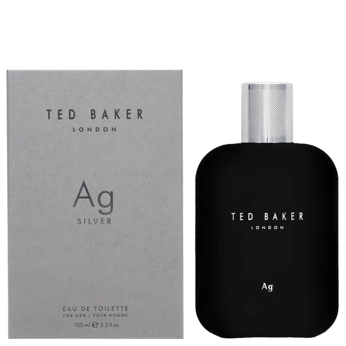 Ted Baker Ag Silver Eau de Toilette 100ml Spray – Fresh, Elegant Scent